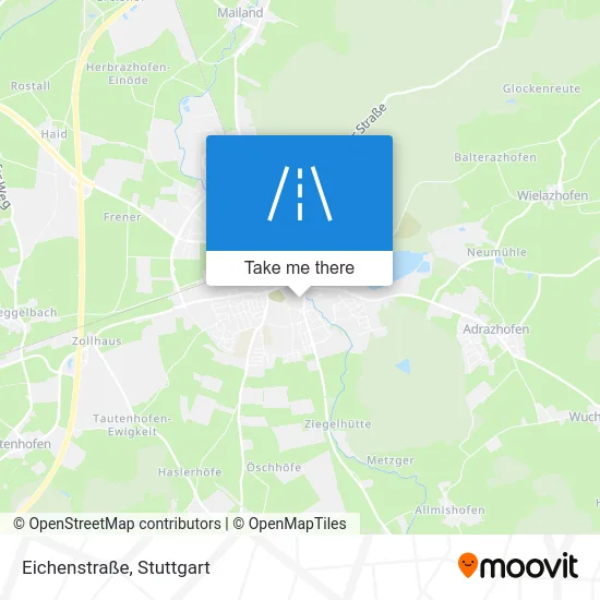 Карта Eichenstraße