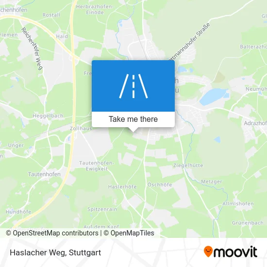 Карта Haslacher Weg