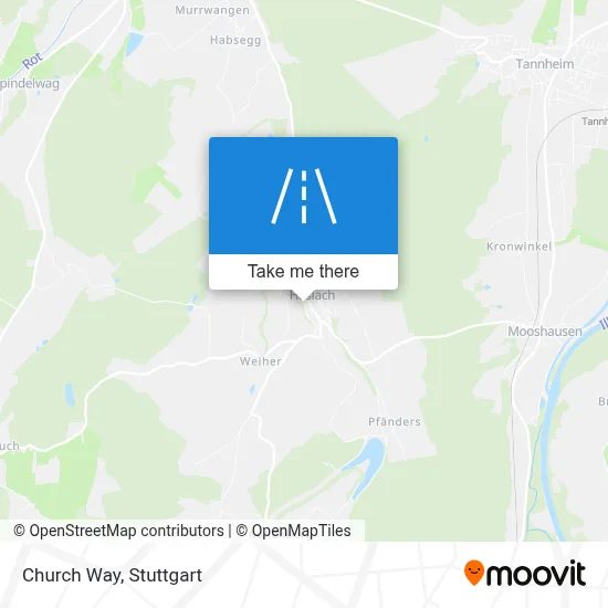 Kirchenweg map