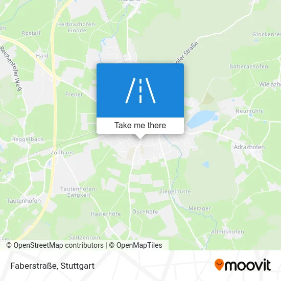 Карта Faberstraße