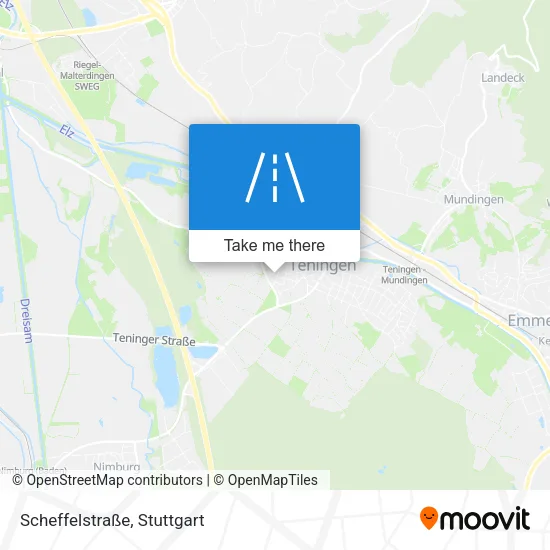 Карта Scheffelstraße