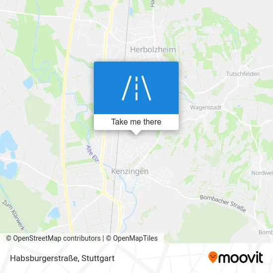 Карта Habsburgerstraße