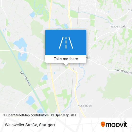 Карта Weisweiler Straße