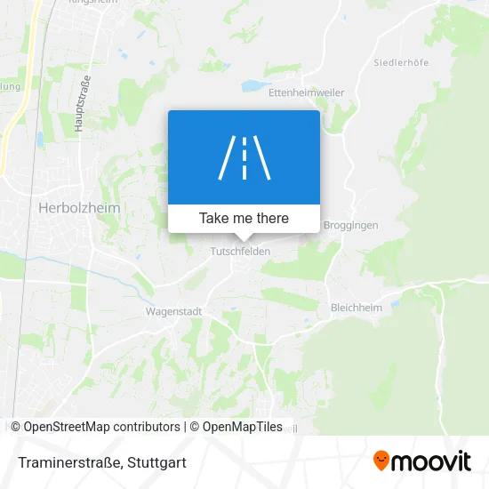 Карта Traminerstraße