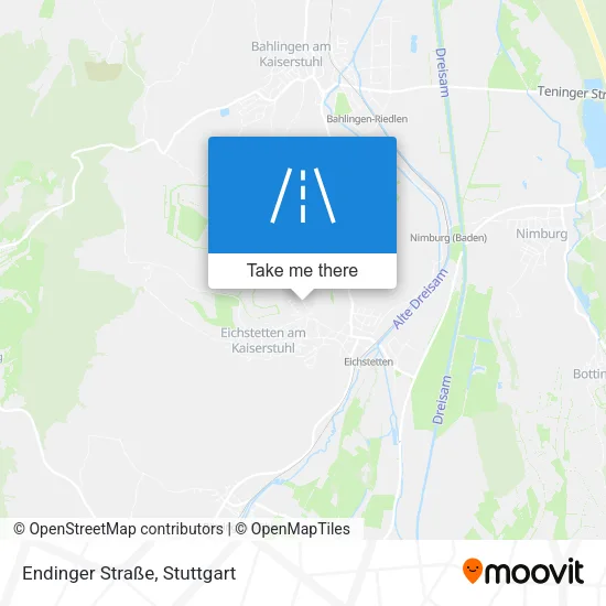 Карта Endinger Straße