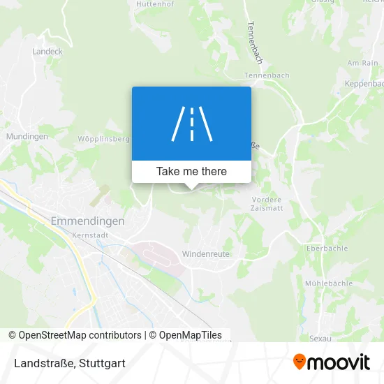 Карта Landstraße