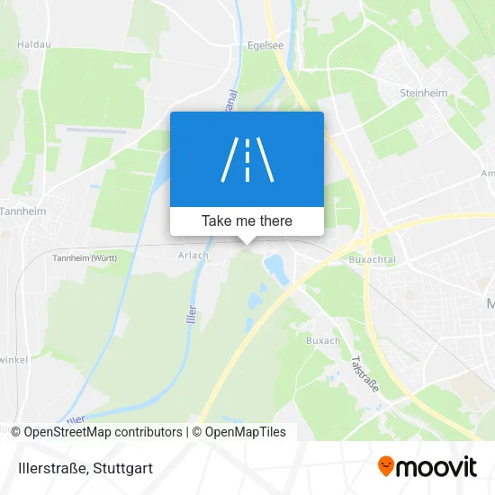 Карта Illerstraße