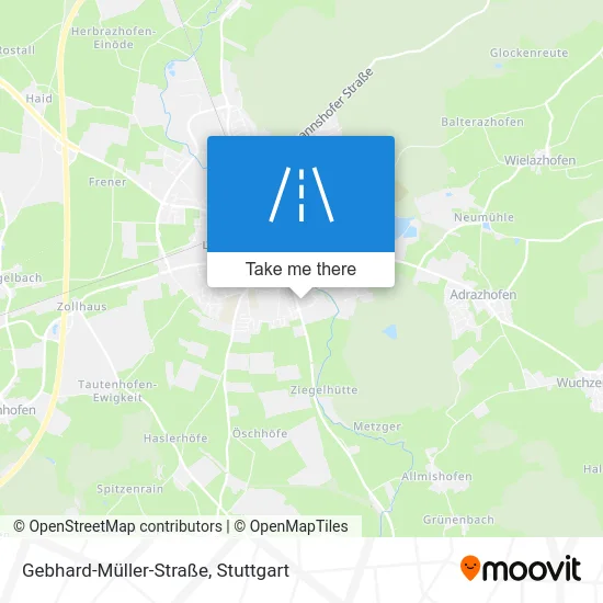 Карта Gebhard-Müller-Straße
