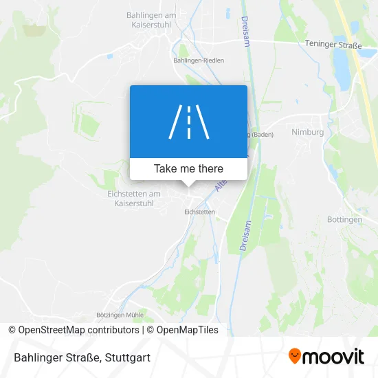 Карта Bahlinger Straße