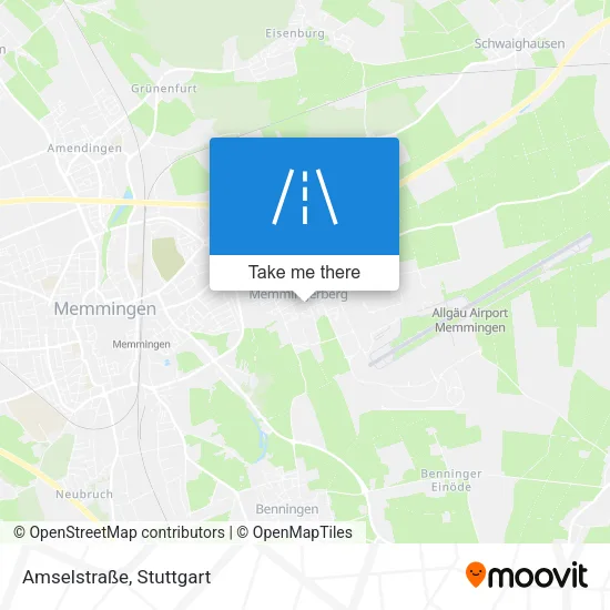 Карта Amselstraße