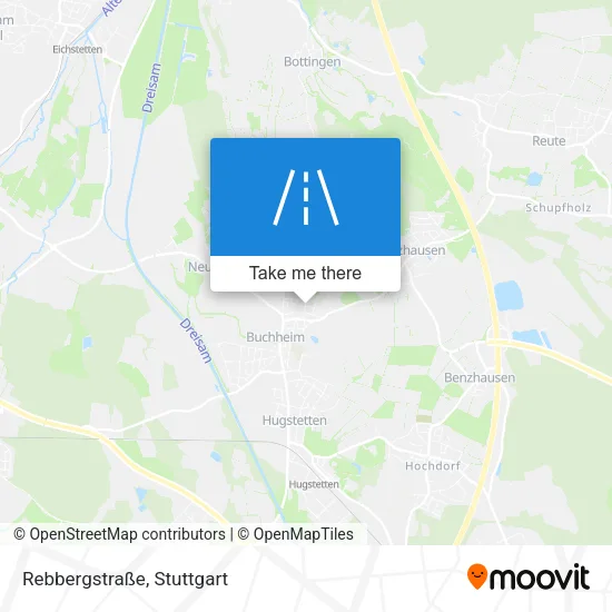 Карта Rebbergstraße