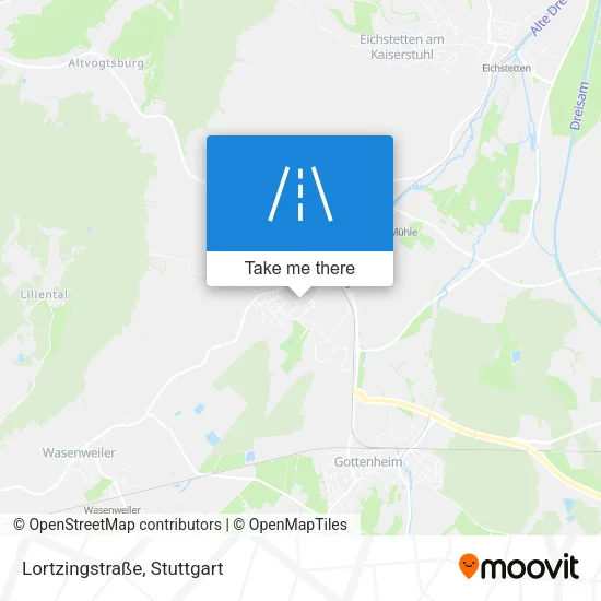 Карта Lortzingstraße