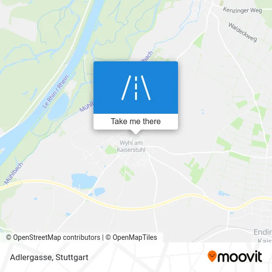 Карта Adlergasse