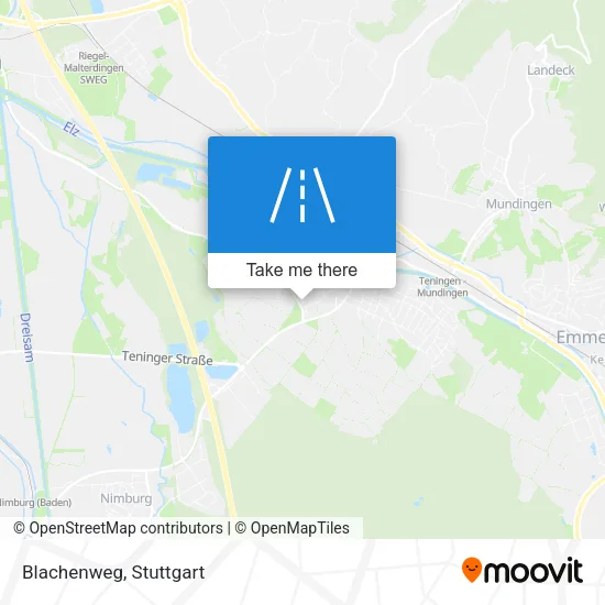 Карта Blachenweg