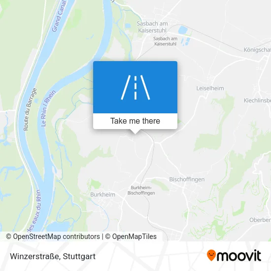 Карта Winzerstraße