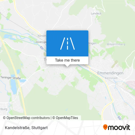 Kandelstraße map