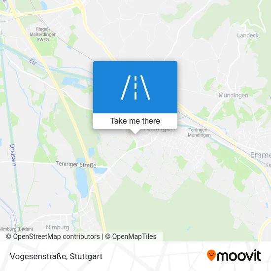 Карта Vogesenstraße