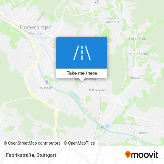Карта Fabrikstraße