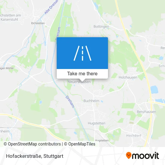 Карта Hofackerstraße