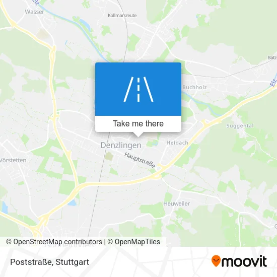 Карта Poststraße