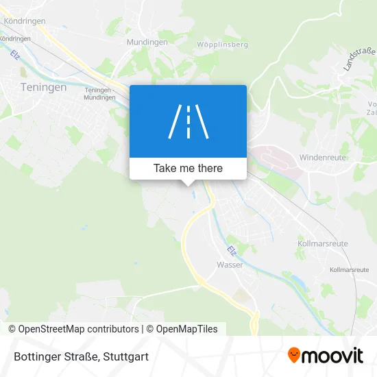 Карта Bottinger Straße