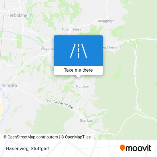 Hasenweg map