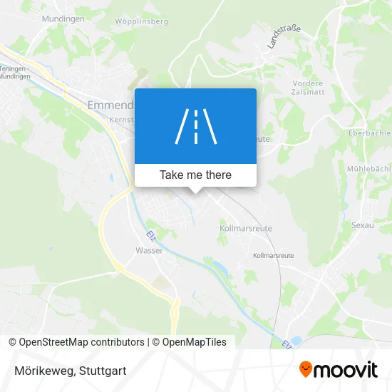 Карта Mörikeweg