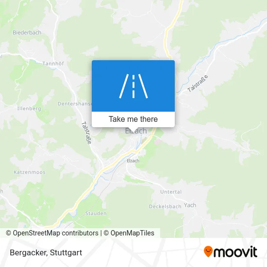 Карта Bergacker