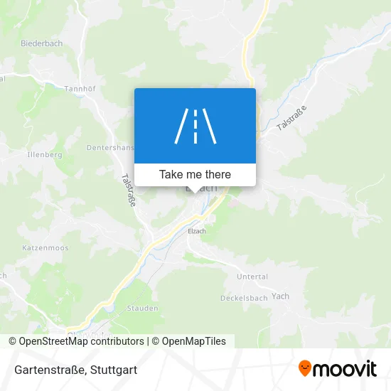 Карта Gartenstraße
