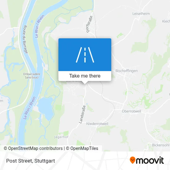 Poststraße map