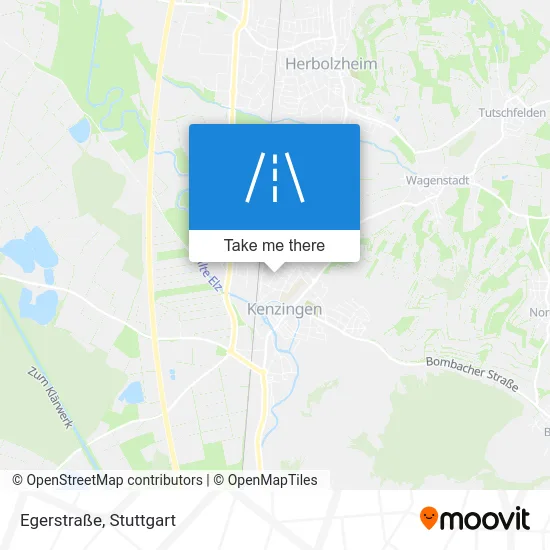 Карта Egerstraße