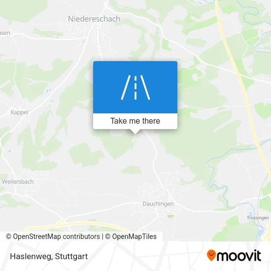 Карта Haslenweg