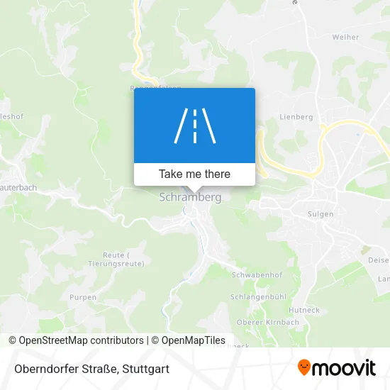 Карта Oberndorfer Straße