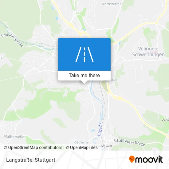 Карта Langstraße