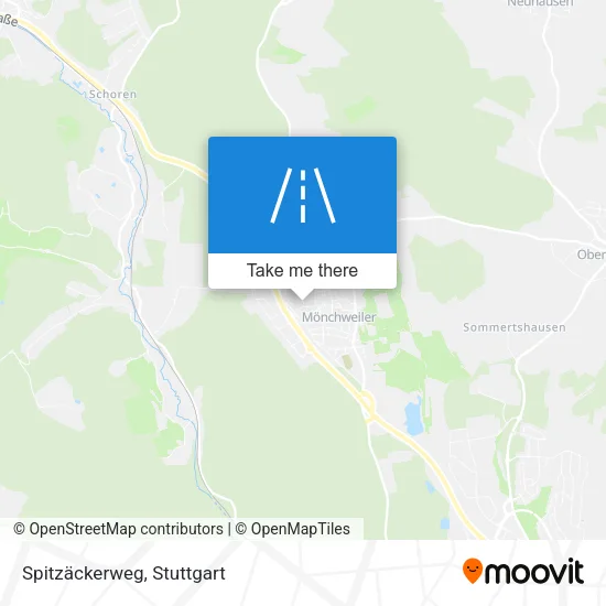 Карта Spitzäckerweg