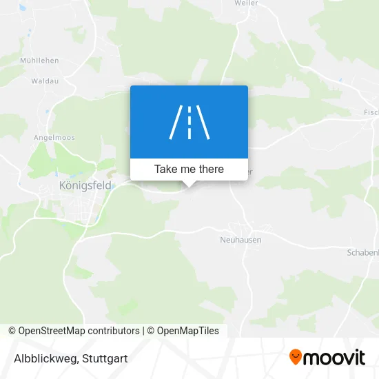 Карта Albblickweg