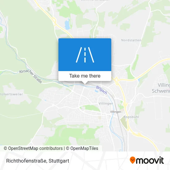 Карта Richthofenstraße