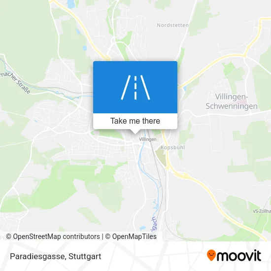 Карта Paradiesgasse