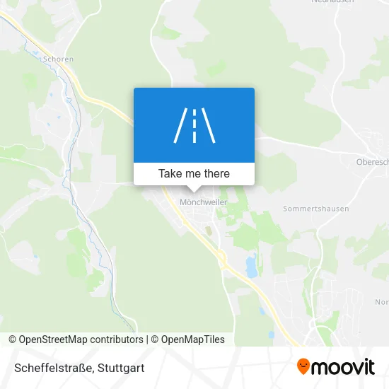Карта Scheffelstraße