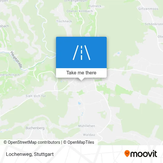 Lochenweg map