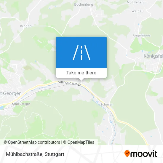Карта Mühlbachstraße