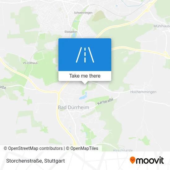 Карта Storchenstraße