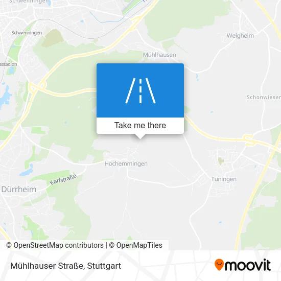 Карта Mühlhauser Straße