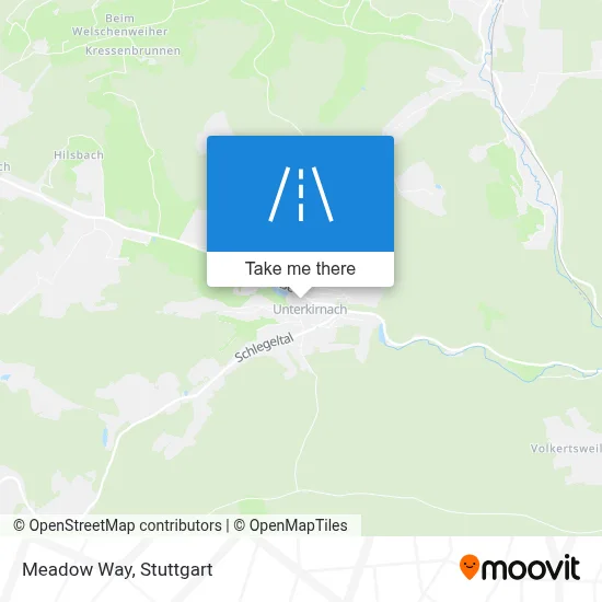 Wiesenweg map