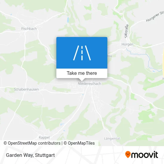Gartenweg map