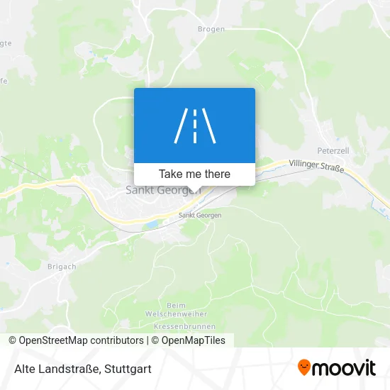 Карта Alte Landstraße