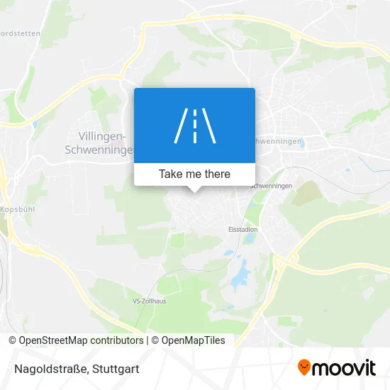 Карта Nagoldstraße