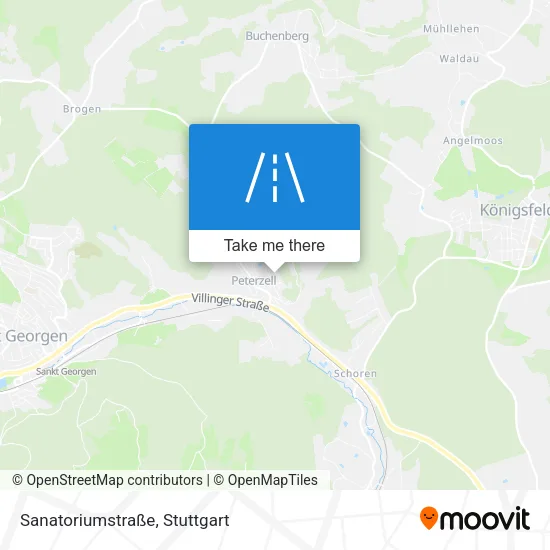 Карта Sanatoriumstraße