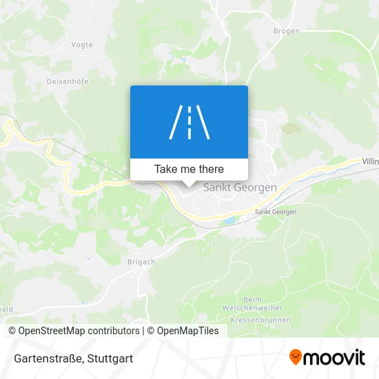 Карта Gartenstraße