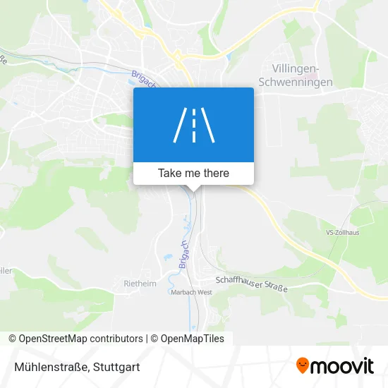 Карта Mühlenstraße